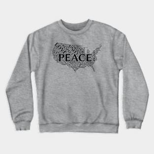 United States of Peace Crewneck Sweatshirt